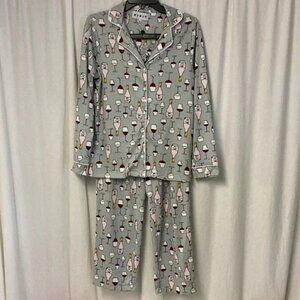 KIKIT Wine Merlot Pajama Set